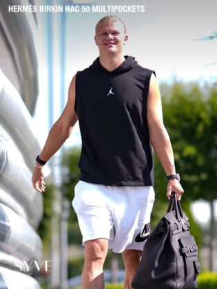 Erling Haaland: O rei do sport-luxe que transformou a bolsa de m&atilde;o em seu novo &iacute;cone de estilo