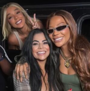 Bruna, Ludmilla e Andrea Marinho